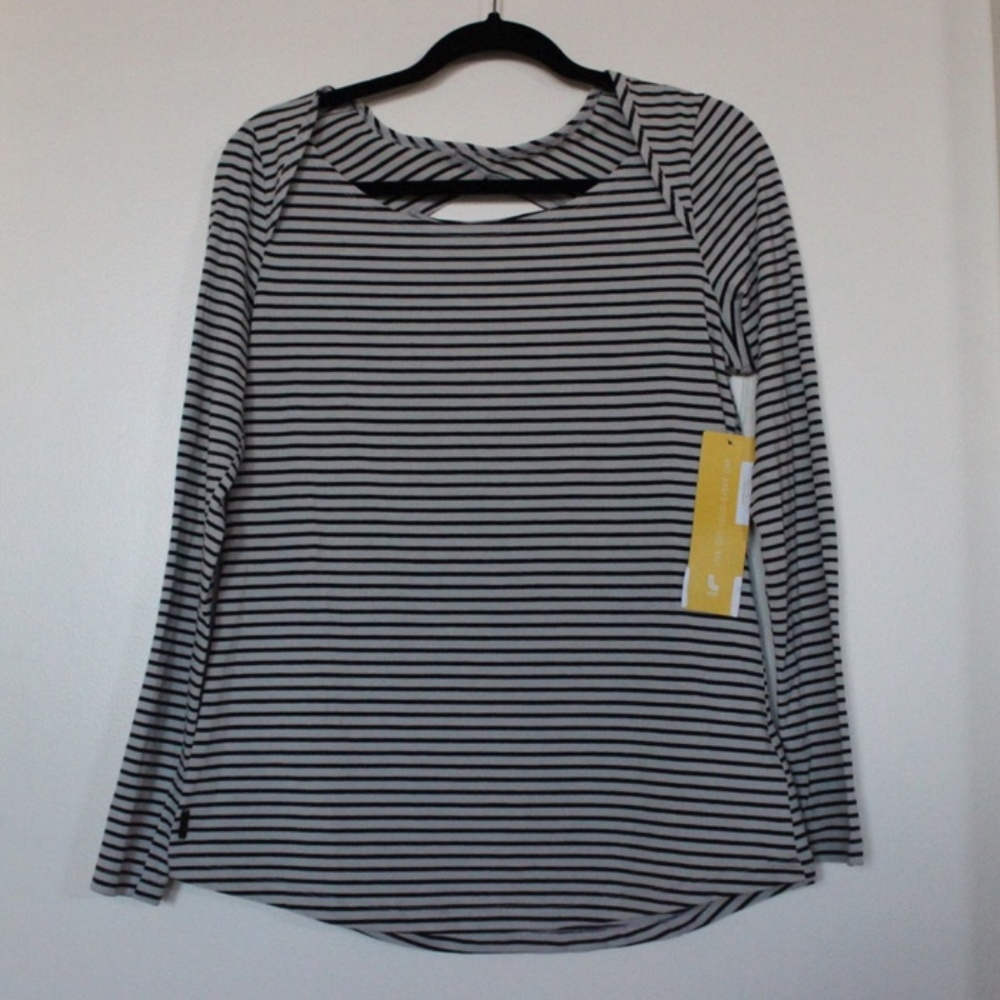 Lole Stripe Long Sleeve Top NWT